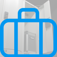 Electronic lockers for luggage with payment function